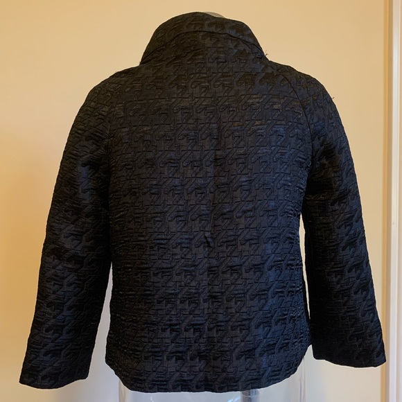 Houndstooth Cropped Jacket - Picture 2 of 11
